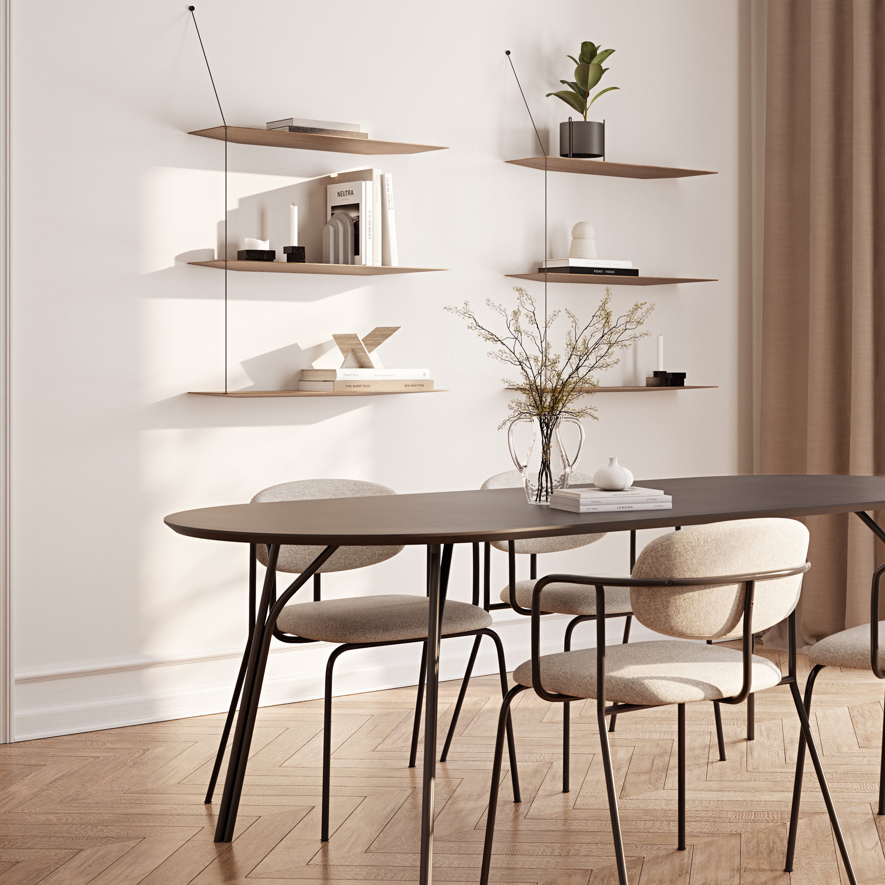 WOUD STEDGE SHELF 60cm ナチュラル WOUD Stedge Shelf - 2Modern