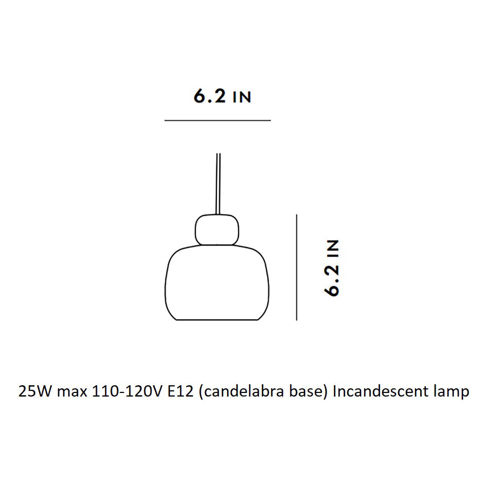 Stone Pendant Light