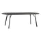 Tree Oval Dining Table  option Charcoal Black 0720 Fenix / Black