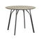 Tree Round Dining Table  option Beige 0717 Fenix / Black