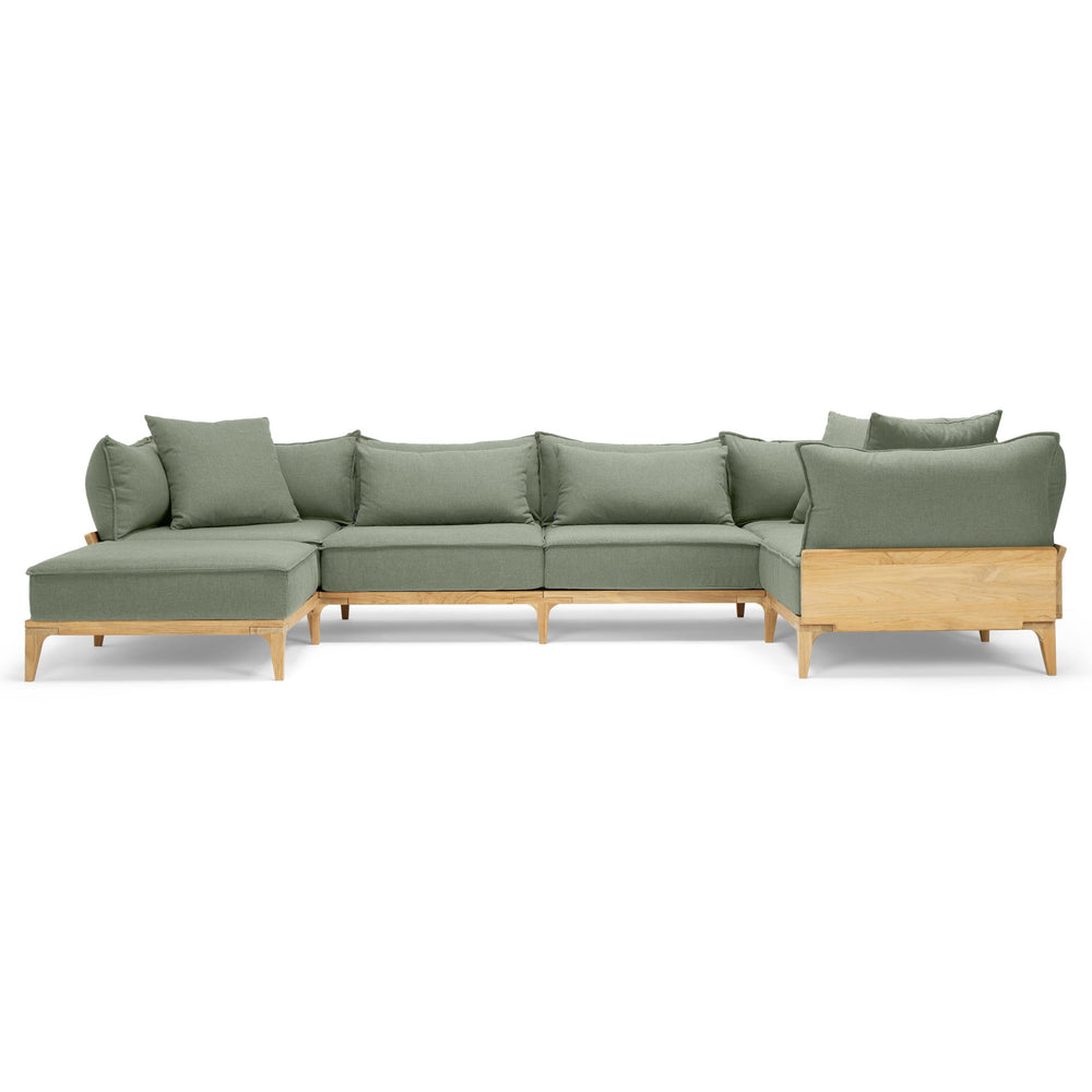 Bluff Outdoor U-Shape Sectional with Chaise