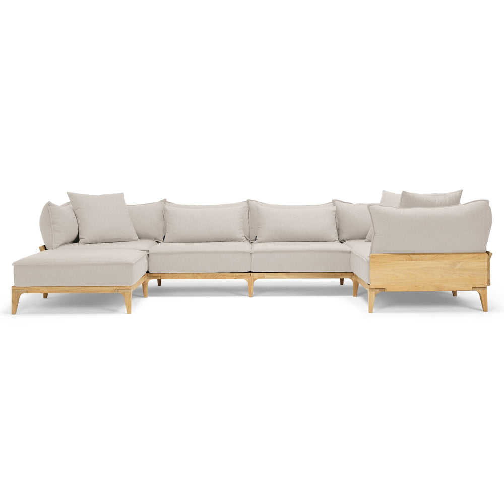 Bluff Outdoor U-Shape Sectional with Chaise