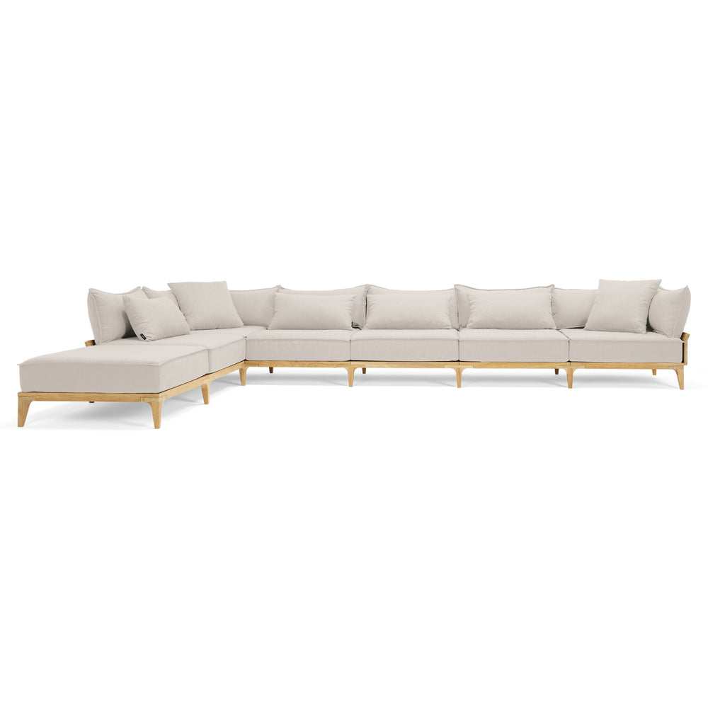Bluff Outdoor L-Shape Sectional with Chaise