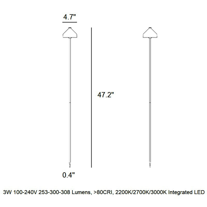 Amelie Pro Portable LED Outdoor Garden Lamp