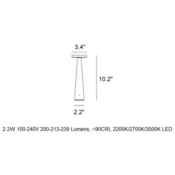 Angelina Pro Portable Table Lamp
