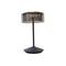 Crystal Portable LED Table Lamp  option Dark Grey / Smoke Glass