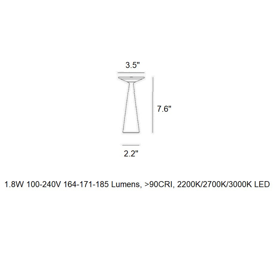 Damina Pro Portable Outdoor Table Lamp
