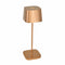 Ofelia Portable Table Lamp  option Metallic Rose Gold