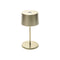 Olivia Pro Mini Portable Table Lamp  option Metallic Satin Brass