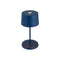 Olivia Pro Mini Portable Table Lamp  option Painted Steel Blue