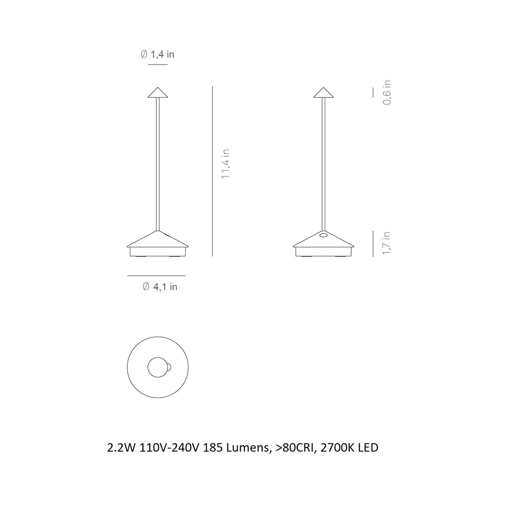 Pina Pro Portable Table Lamp
