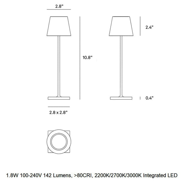 Poldina Micro Outdoor Table Lamp
