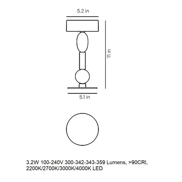 Royal Portable Outdoor LED Table Lamp