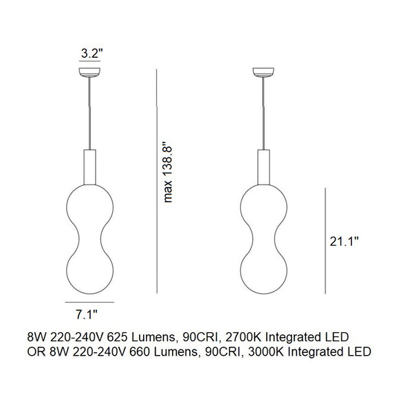 Sfer'Otto LED Pendant Light