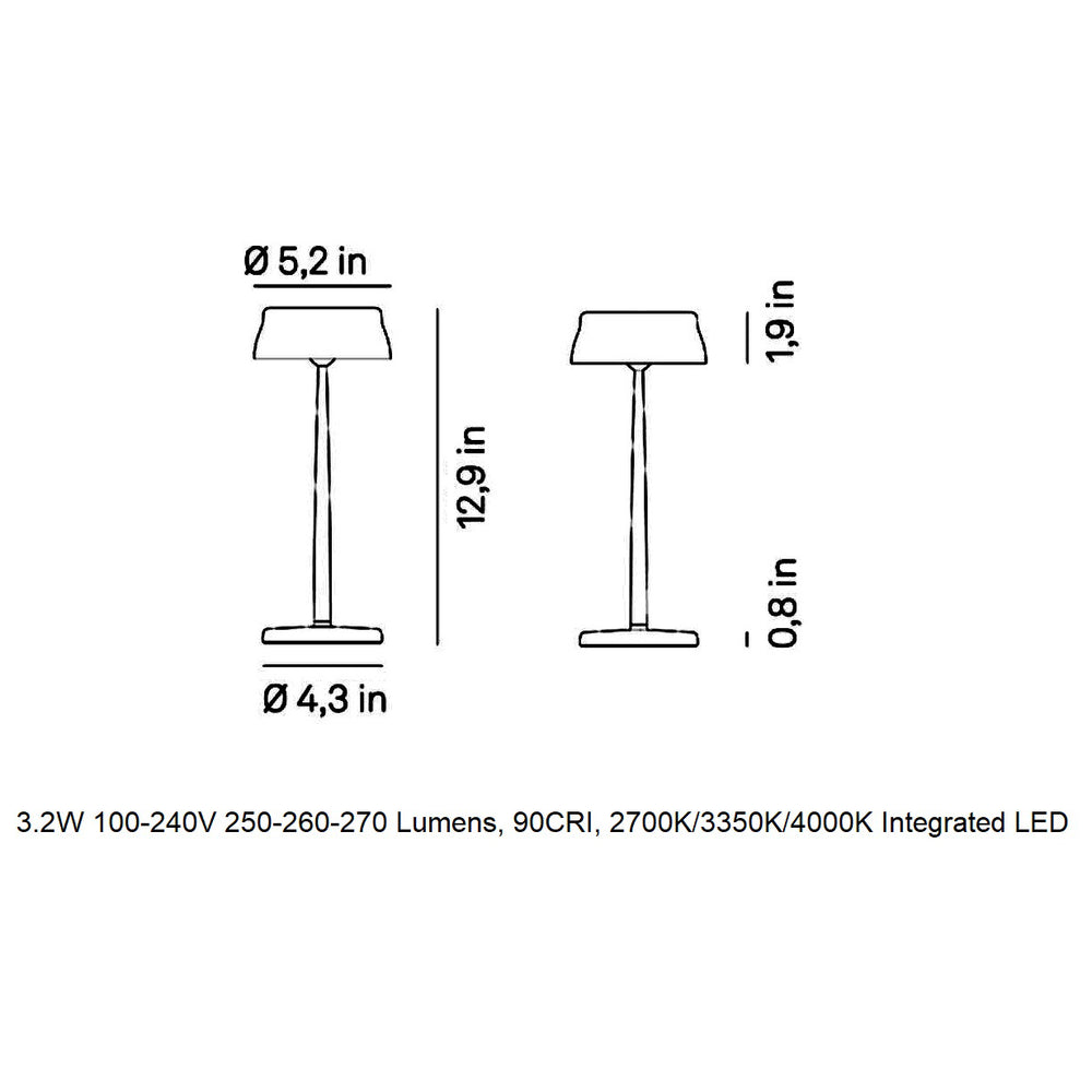 Sister Light Wi-Fi Portable LED Outdoor Table Lamp