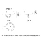 Sister Light Portable LED Outdoor Wall Sconce