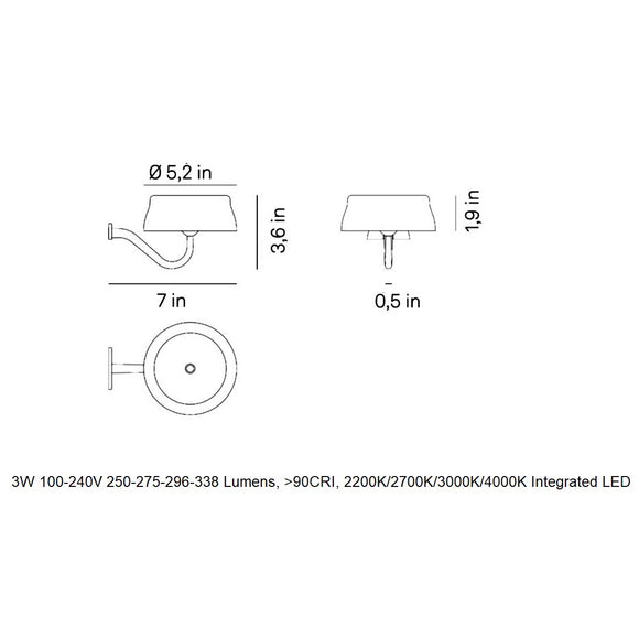 Sister Light Wi-Fi Portable LED Outdoor Wall Sconce
