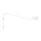 Super O Long Portable Outdoor LED Wall Sconce  option White
