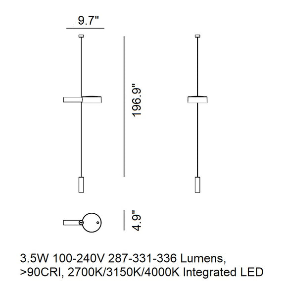 Super O Portable Outdoor LED Suspended Floor Lamp