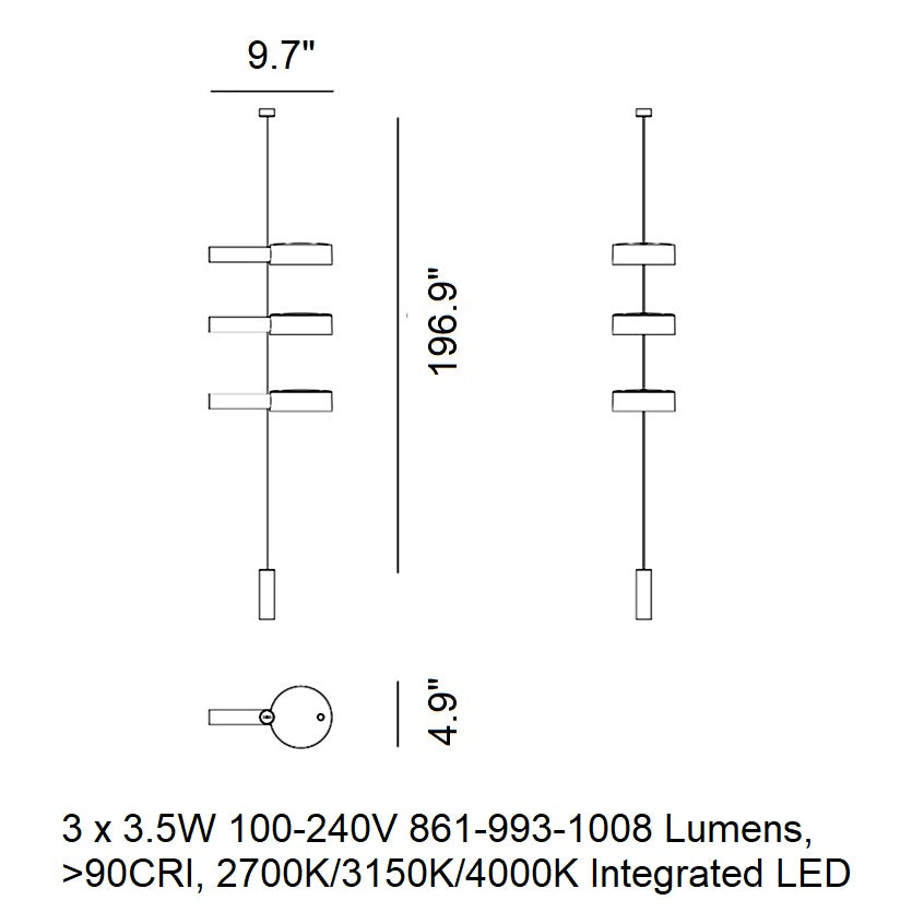 Super O Portable Outdoor LED Suspended Floor Lamp