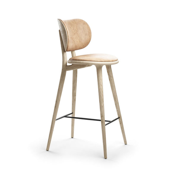 High Stool with Backrest