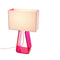 Tube Top Color Table Lamp  option Hot Pink