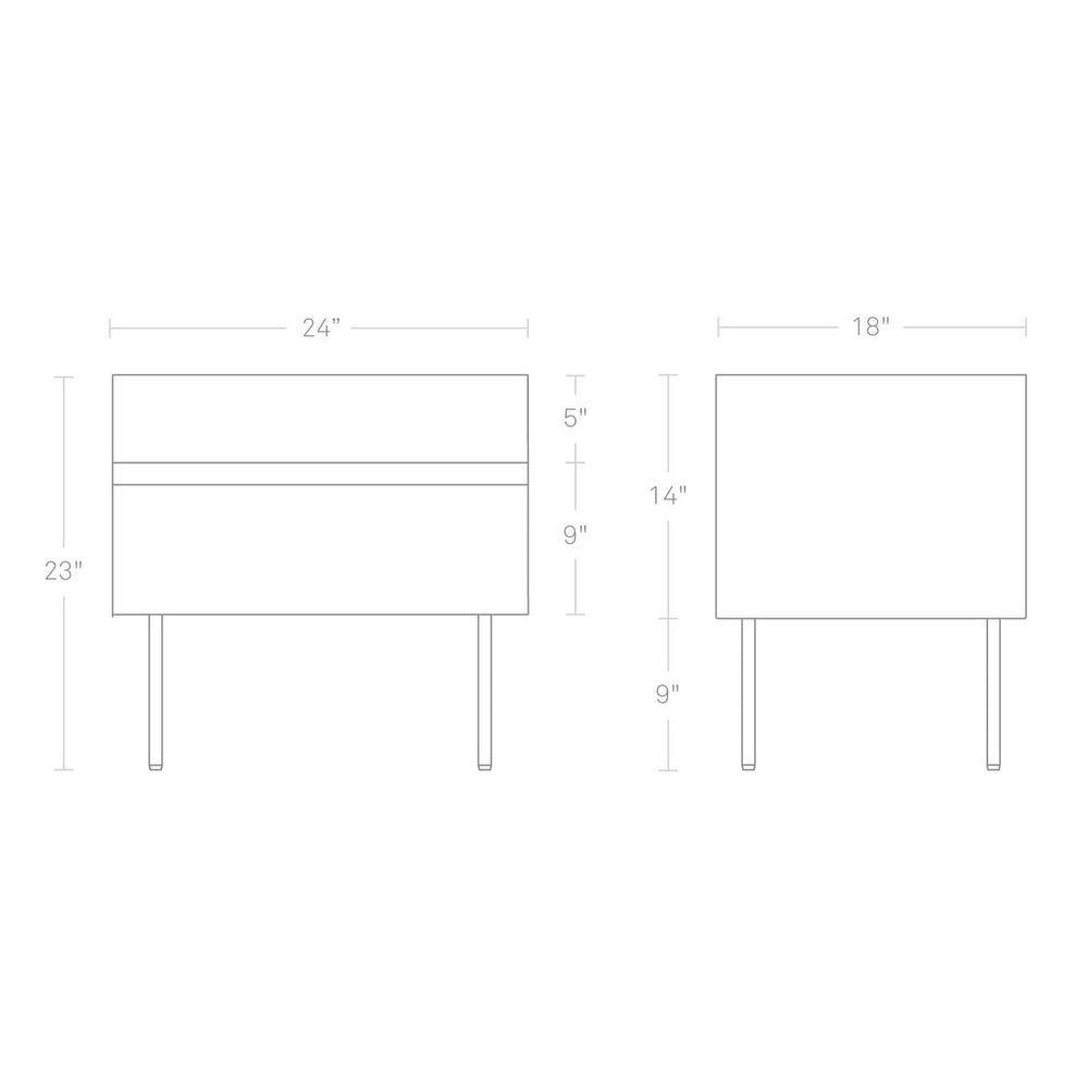 Clad Nightstand