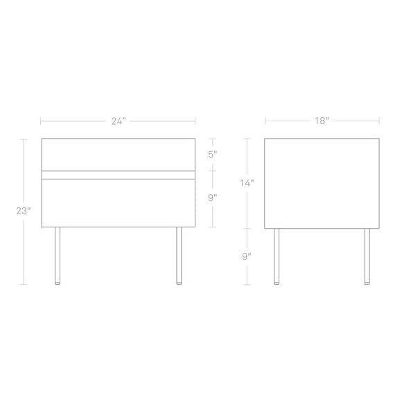 Clad Nightstand
