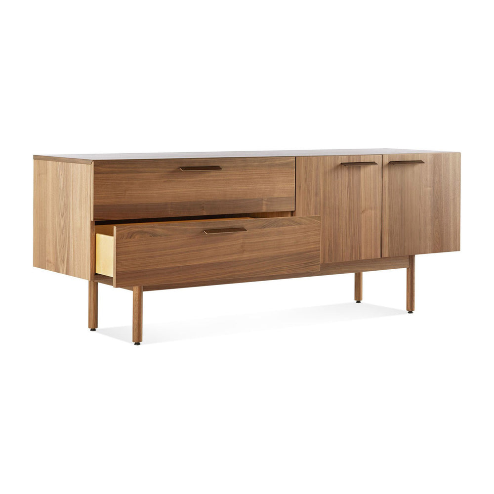Blu Dot | Shale 2 Drawer / 2 Door Console | Walnut