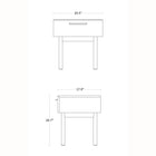 Shale Bedside Table