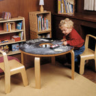 Woody Chalkboard Table for Kids