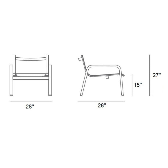 Stack Outdoor Lounge Chair