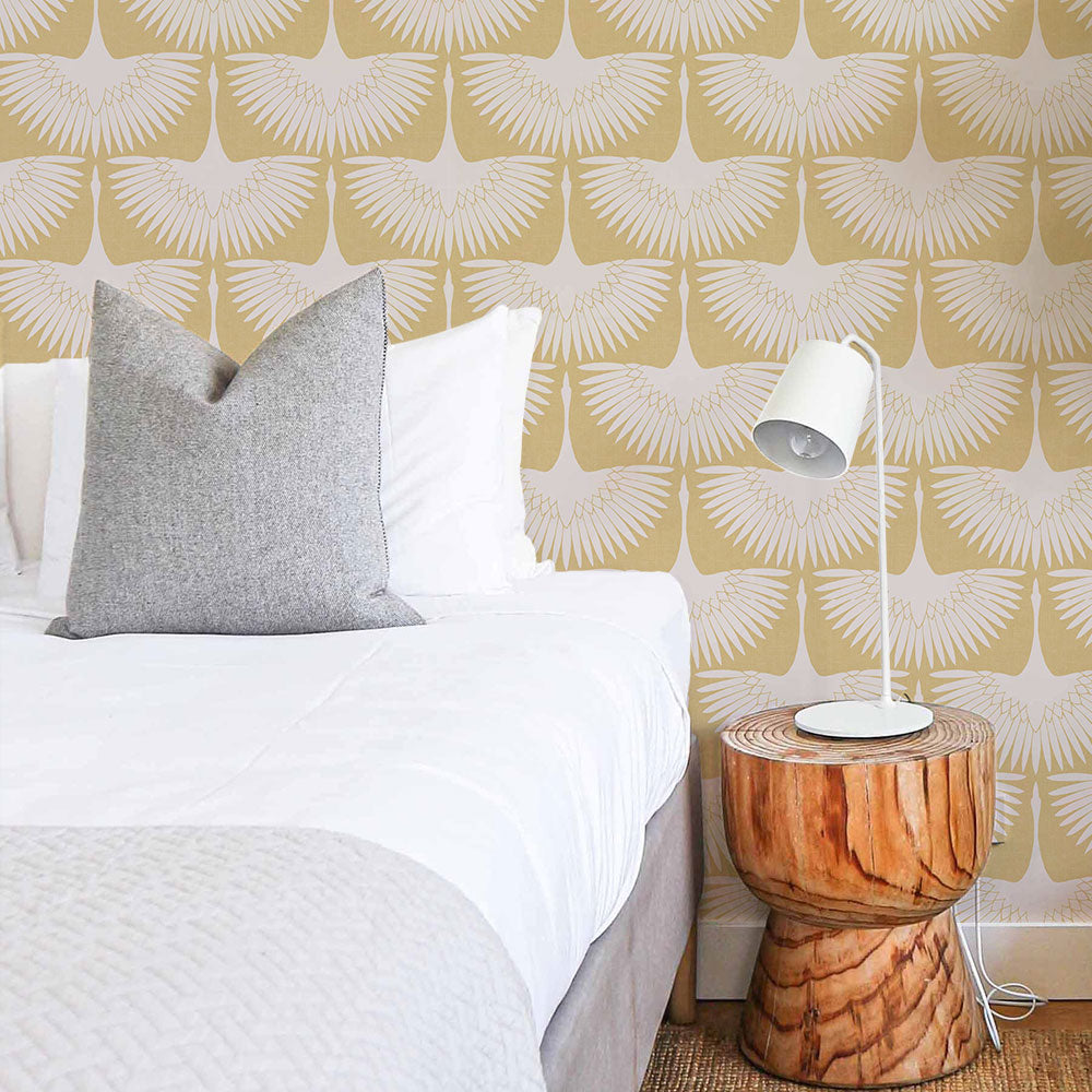 Feather Flock Peel and Stick Wallpaper