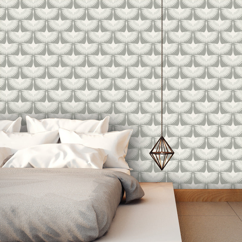 Feather Flock Peel and Stick Wallpaper