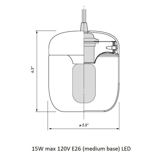 Acorn Pendant Light