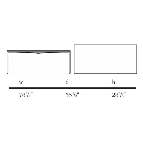 Florence Knoll Rectangular Dining Table