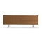 Horizon 4 Door Central Drawer Sideboard  option P201 Walnut Veneer
