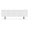 Horizon 4 Door Central Drawer Sideboard  option P94 Matte Optic White Veneer
