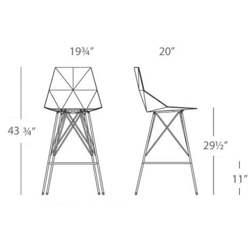 Faz Outdoor Stool (Set of 4)