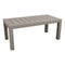 Jut Rectangular Table  option Taupe - Basic