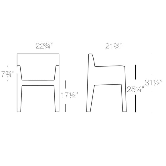 Jut Outdoor Armchair