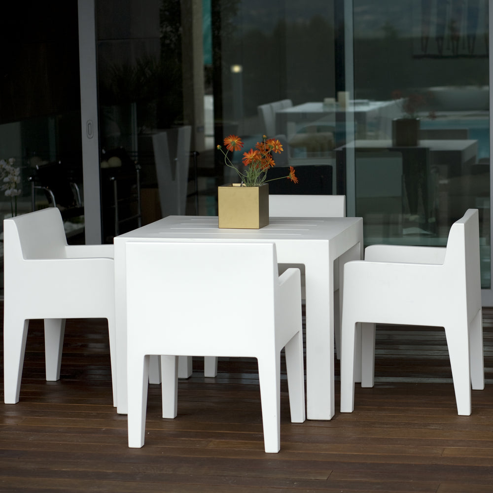 Jut Square Outdoor Table
