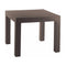 Jut Square Table  option Bronze - Basic