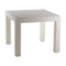 Jut Square Table  option White - Basic