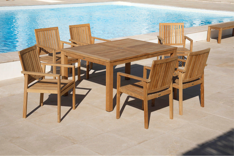 Linear Extending Outdoor Table