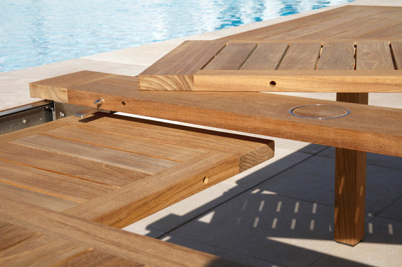 Linear Extending Outdoor Table
