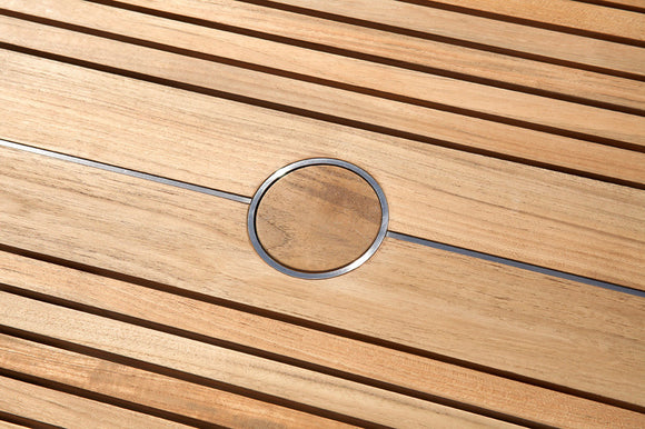 Linear Extending Outdoor Table