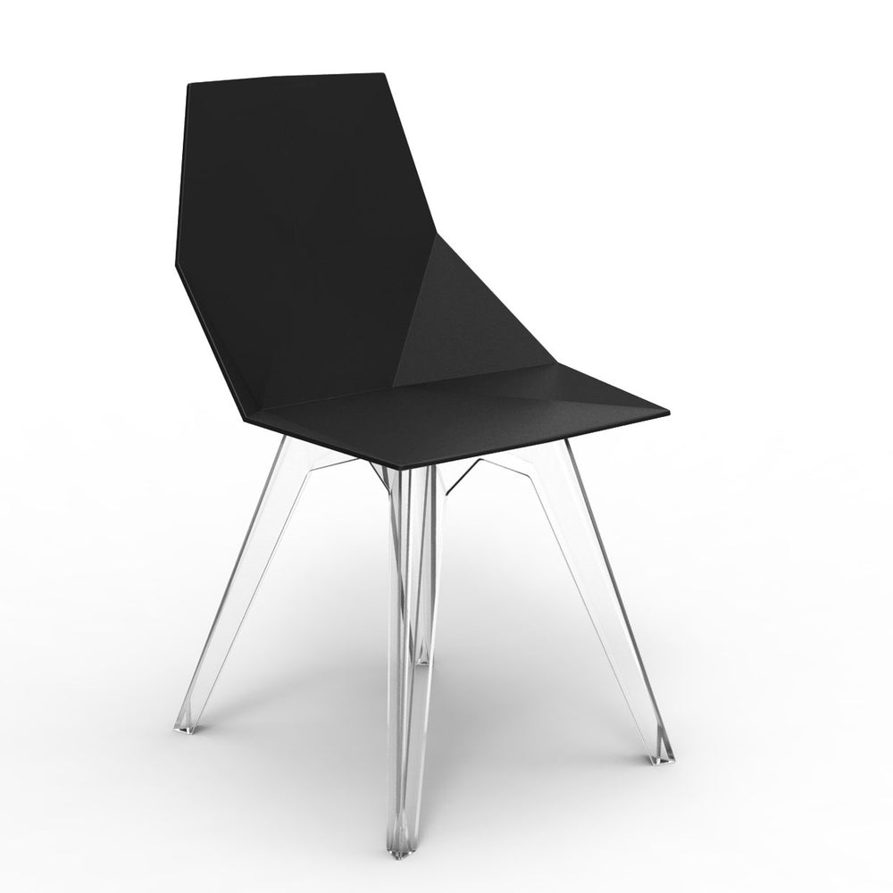 Faz Outdoor Chair Clear Polycarbonate Legs (Set of 4)
