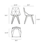 Faz Chair Clear Polycarbonate Legs (Set of 4)