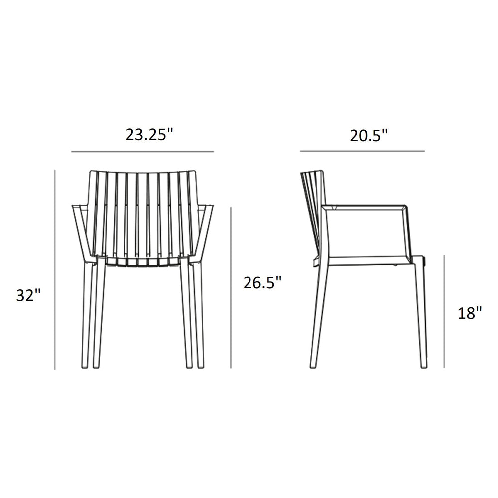 Spritz Outdoor Armchair (Set of 4)
